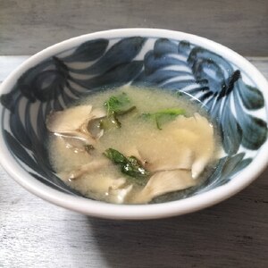 菜の花＆舞茸の和風スープ
